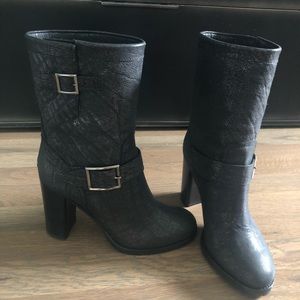 100% Authentic Jimmy Choo Leather Boots 8.5